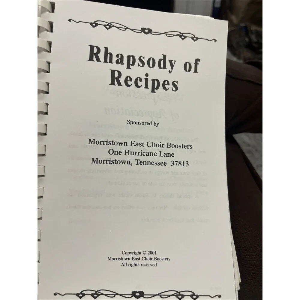 Heart and soul cookbook Morristown East choir boosters‎ in Morristown, Tn 2001
